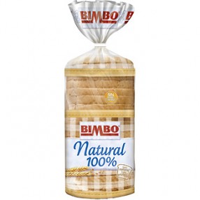 BIMBO pan de molde natural 100 % 460 grs